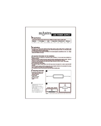 DRIVER TENSION CONSTANTE IP67 24VDC  150W (SPE150-24VPL)